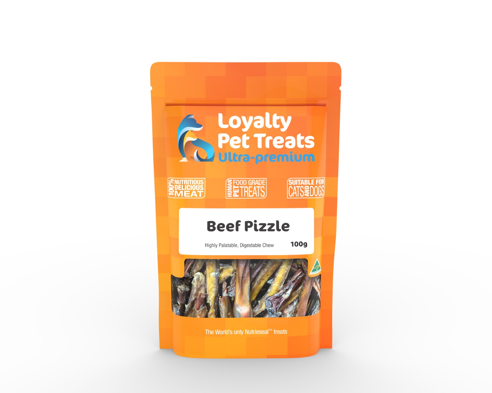 Loyalty Pet Treats: Beef Pizzle 100g 1 Loyalty Pet Treats: Beef Pizzle 100g